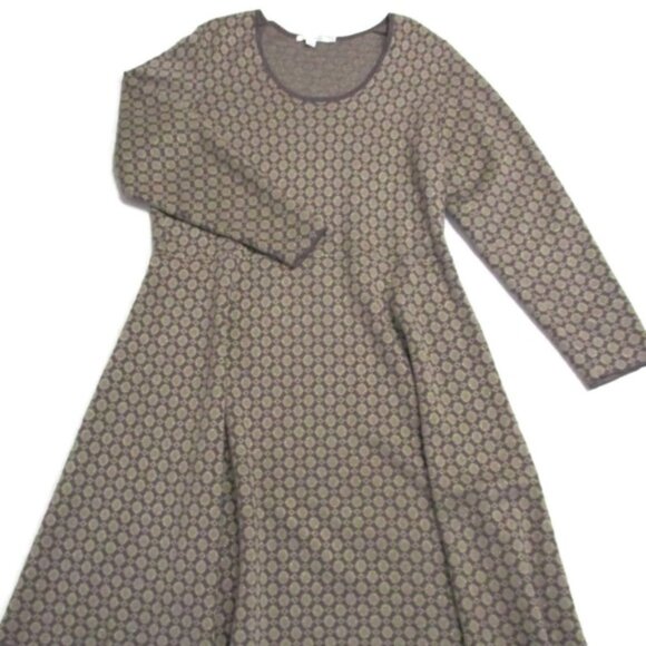 BODEN Purple/Silver Glamorous Knitted Dress US 16L - Picture 1 of 6